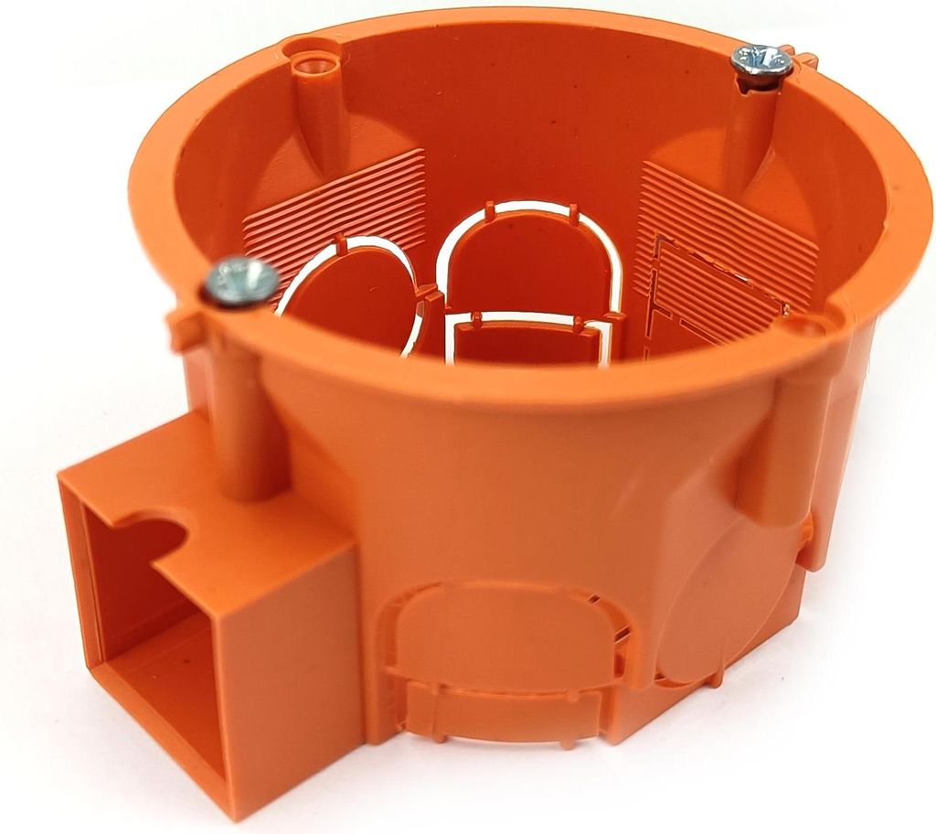 10x Unterputzdose Schalterdose Ø 60 x 40 mm orange Verbindungsdose