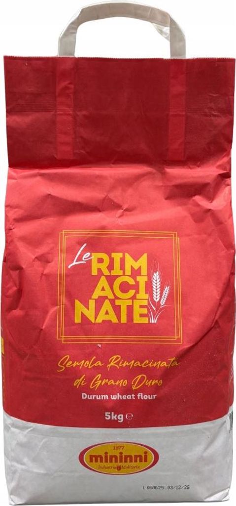 Mąka Semola Rimacinata Grano Duro 5kg - Mininni Zdjęcie produktu 