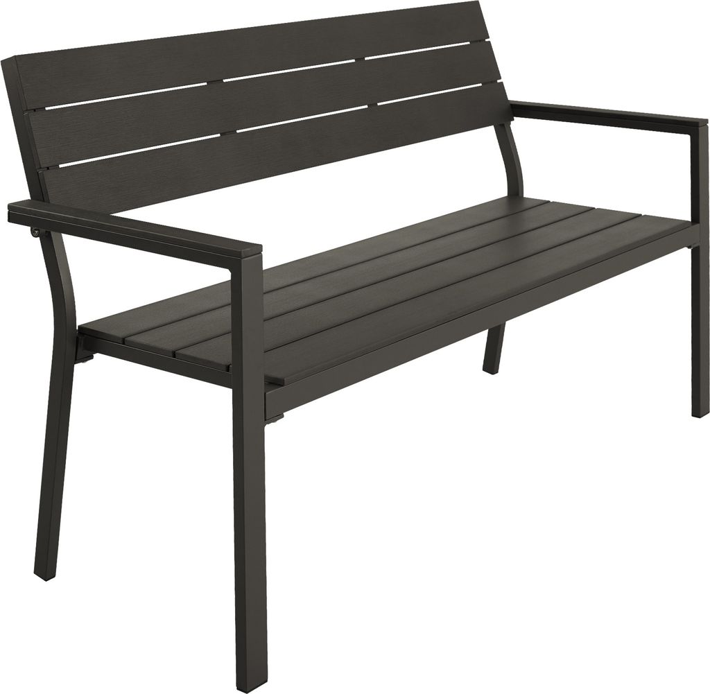 Gartenbank Line 2-Sitzer 128 x 59 x 88 cm Produktbild 1