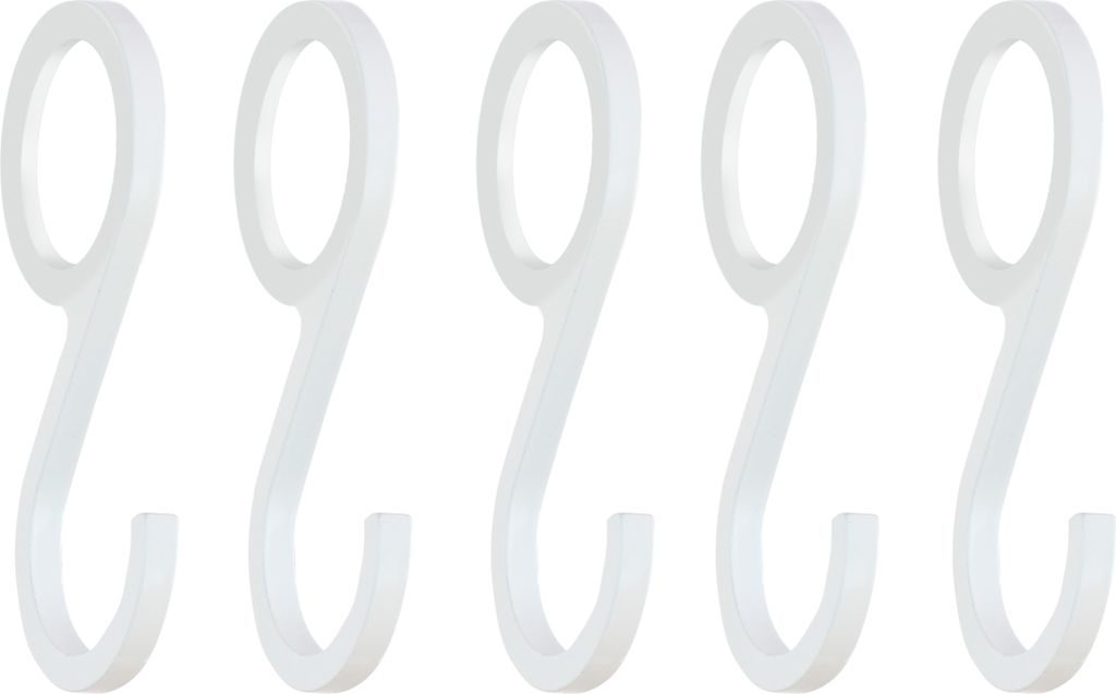 Natural Goods Berlin GARD Hook Kleiderhaken Metall - Kleine Haken zum Einhängen - S Haken für Kleiderstange - Fleischerhaken klein zum Aufhängen...