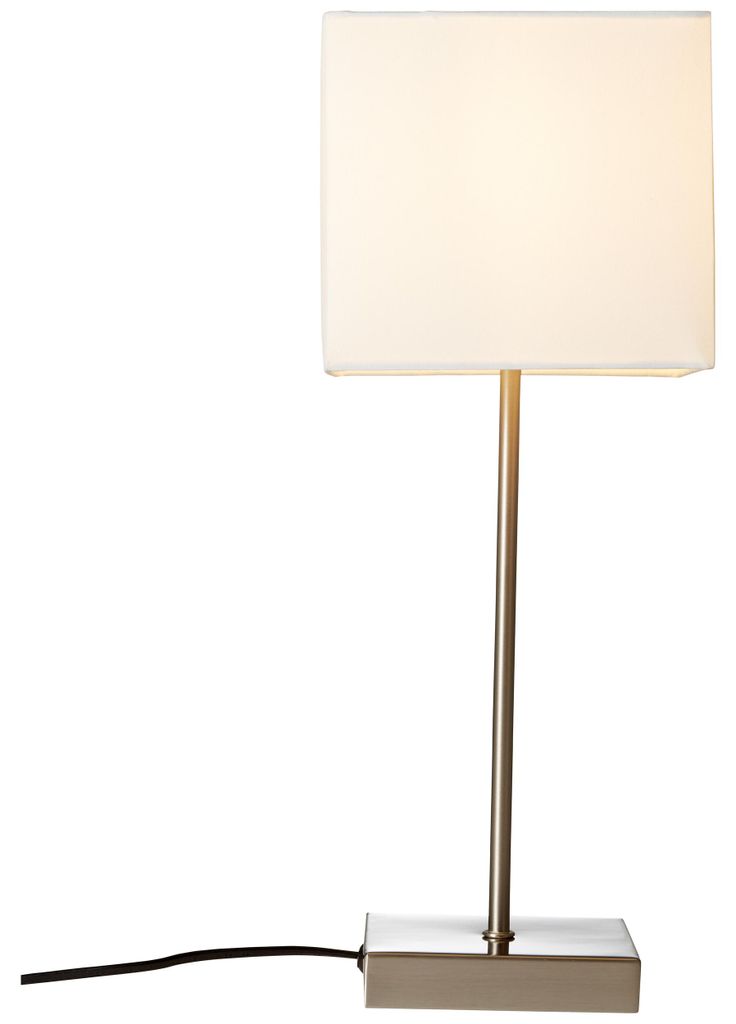 BRILLIANT Tischleuchte mit Touchschalter Aglae weiß IP20 E14 40 Watt g. f. Tropfenlampe