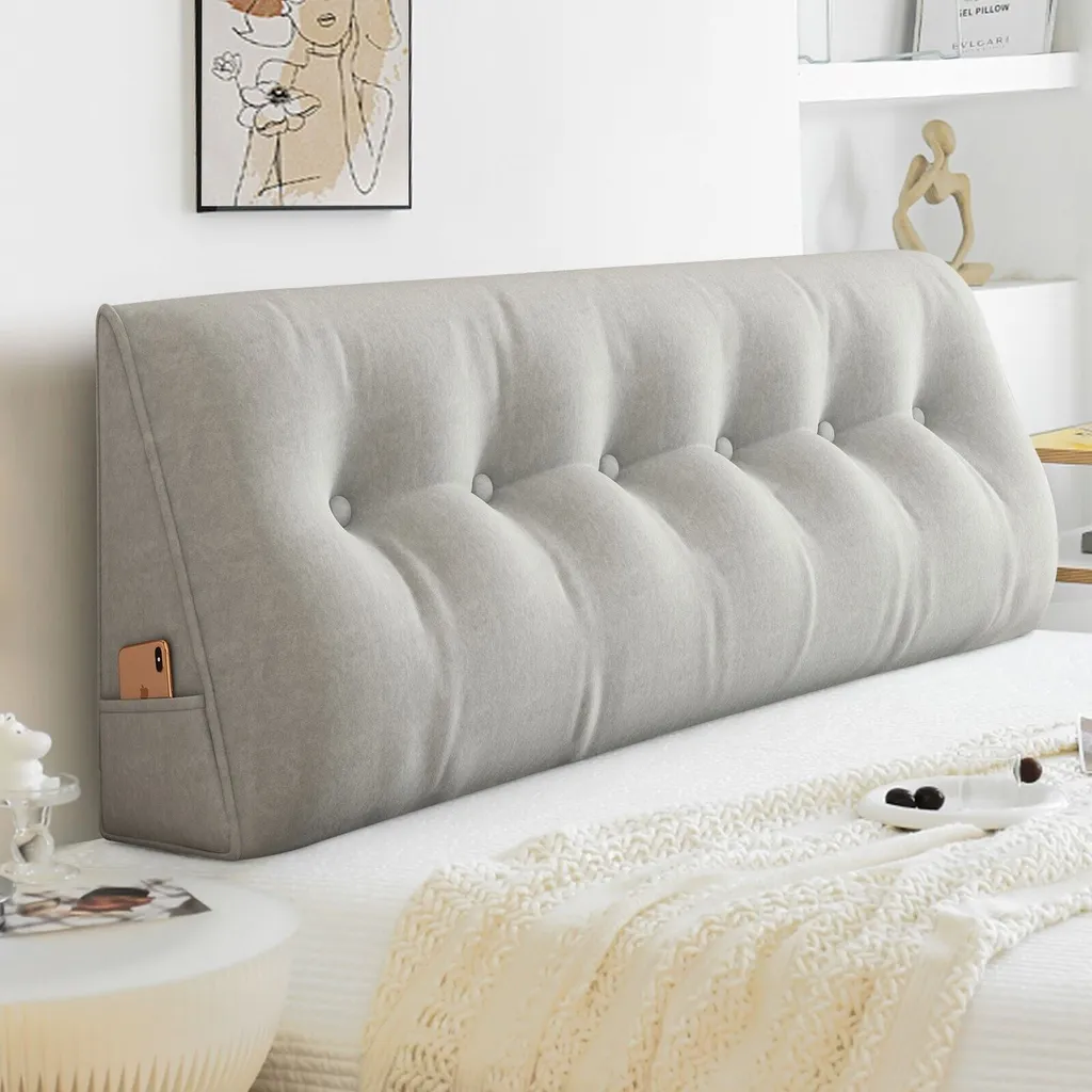 Coussin de lecture ergonomique avec housse déhoussable - 150x50x20 cm
