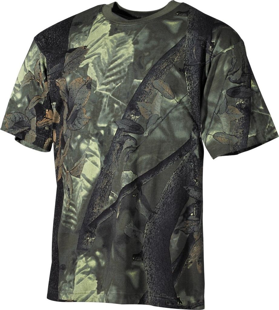 Koszulka outdoorowa z półrękawem, hunter green, 170 g/m² L Zdjęcie produktu 