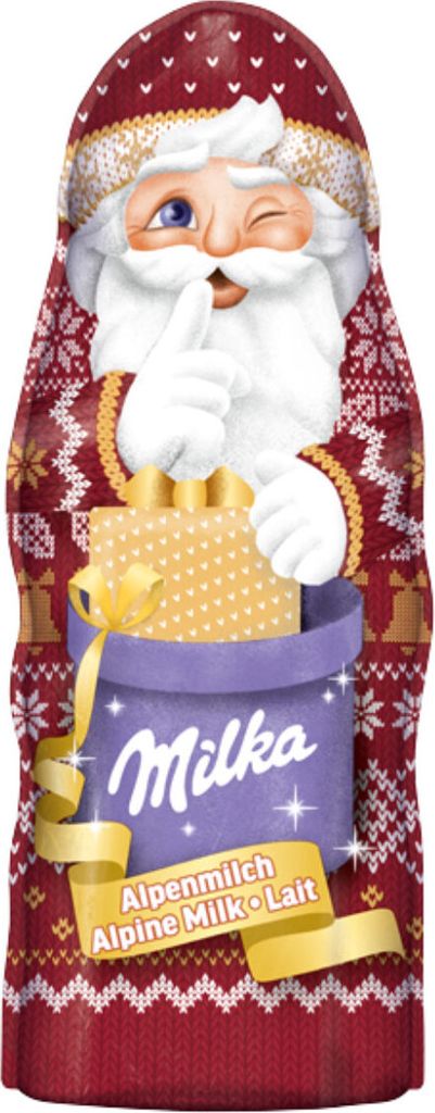 Milka Father Christmas w czekoladzie mlecznej alpejskiej Zdjęcie produktu 