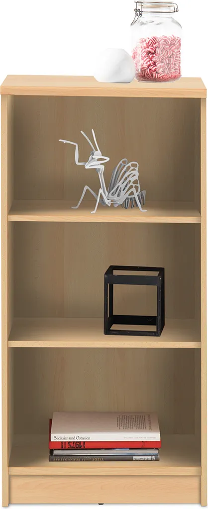 Bibliothèque de Rangement Olli en Hêtre - Meuble Polyvalent 54x111x34cm - 2