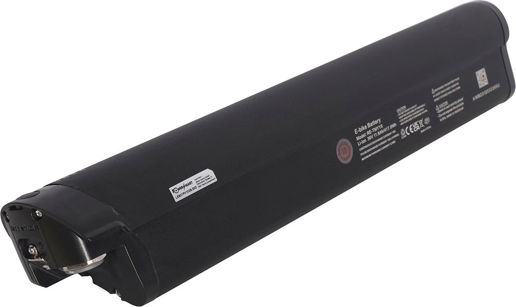 PowerSmart Semi-Intube E-Bike Ersatz 11.6Ah 417.6Wh 36V Akku für TRETWERK Bronx 5.0, Seville 5.0 28 Inch