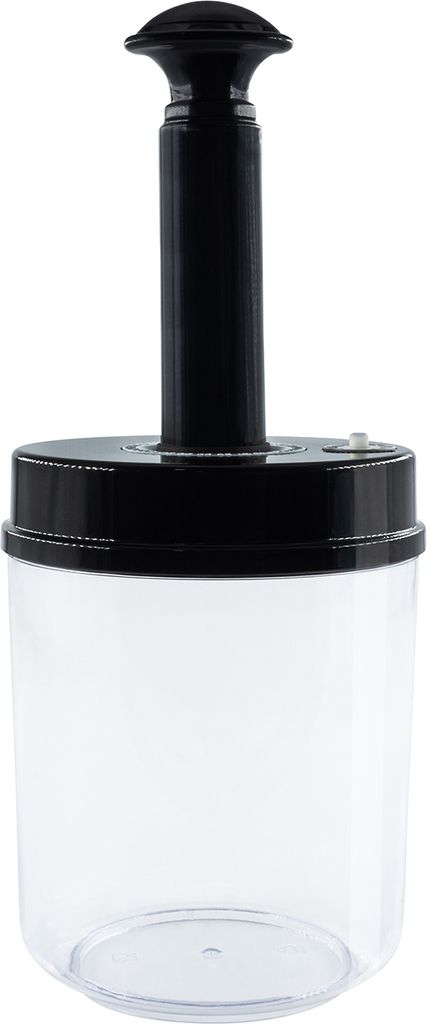 Heidenfeld Vakuumbehälter für HF-VK100 | Inkl. Vakuumpumpe - Kunststoff - Vorratsdose für Lebensmittel - Frischhalte Box - Luftdicht (1,0 Liter)