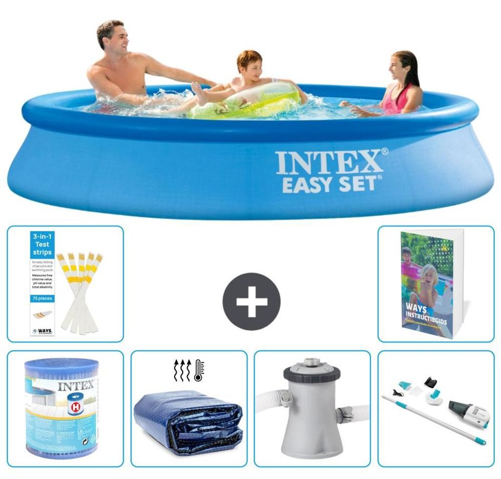 Easy Set Pool Rund - 305x61 cm - 7-teilig S27