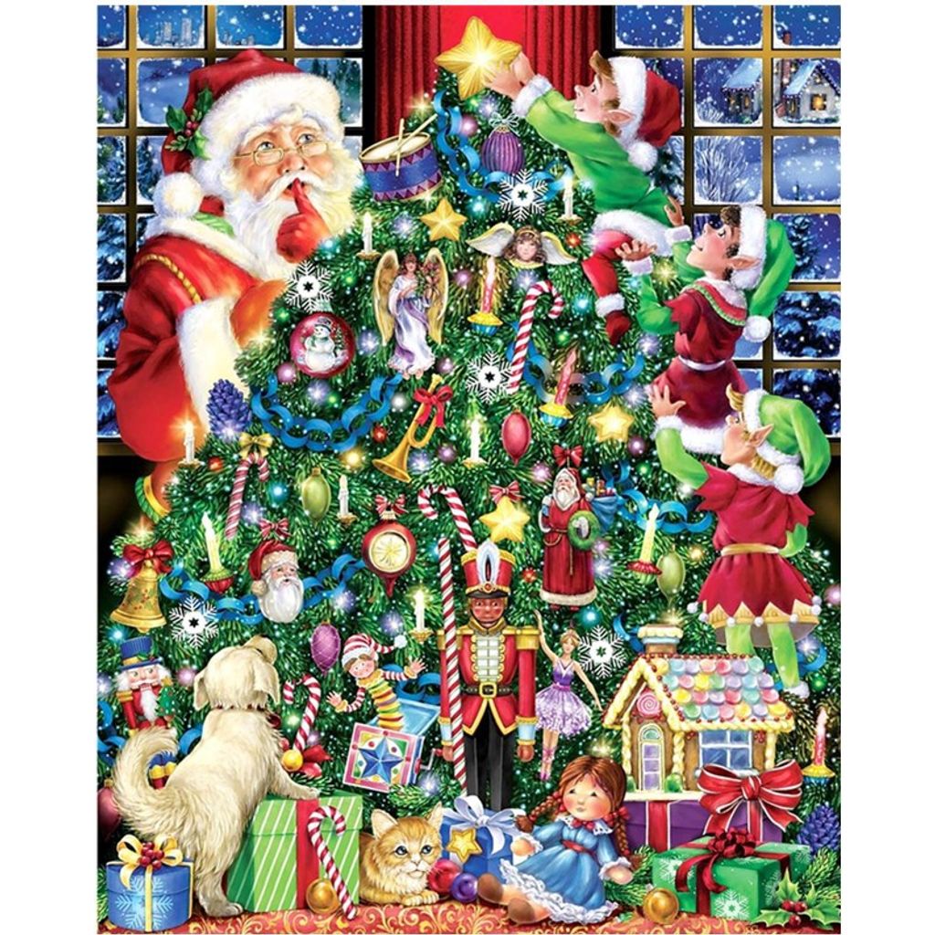 Weihnachtspuzzle 1000 Teile Erwachsene Puzzles 1000 Teile Großes Puzzlespiel Interessantes Spielzeug Personalisiertes Geschenk Erwachsene Puzzles