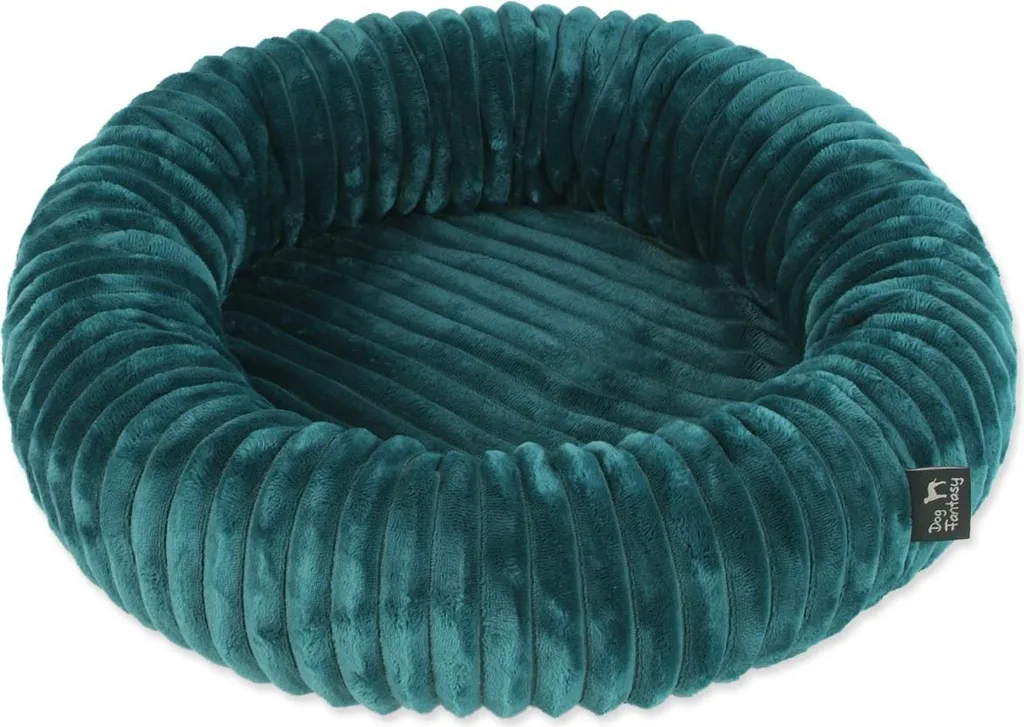 Dog Fantasy Stripe Cuccia Rotonda 50cm Verde Smeraldo Design Moderno