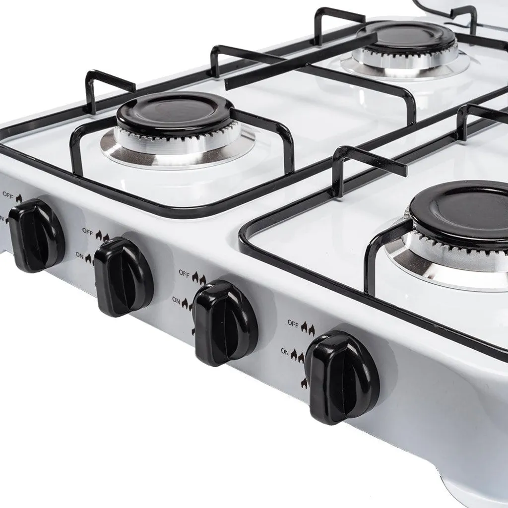 Cuisinez partout avec le réchaud gaz 4 feux Cucinino Niklas solide en acier - 2