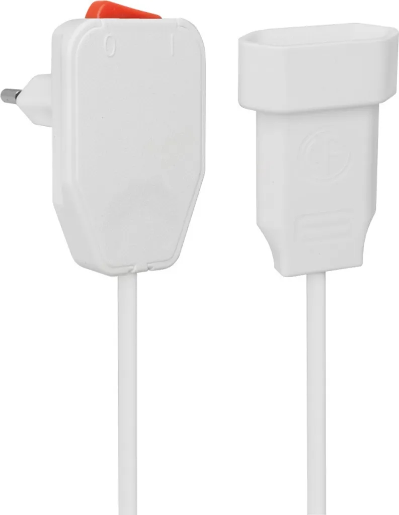 Gebro Prolunga Comodino 0,80 m Bianca | Comfort con Interruttore - 3
