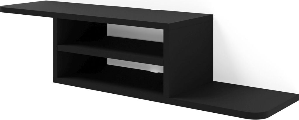 TV-Möbel DEDAL 90 cm SCHWARZ MATT Regal für Fernseher