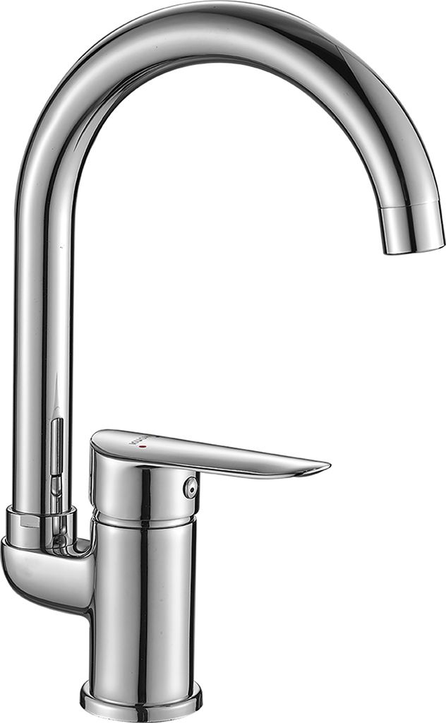 BADLAND Küchenarmatur Wasserhahn CENTO Küchenmischer für Küche in Chrom