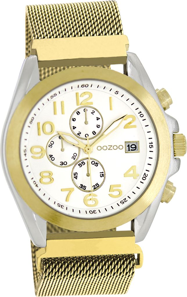 Oozoo Metall Damen Uhr Analog Quarzuhr Armband gold Timepieces D2UOC10730