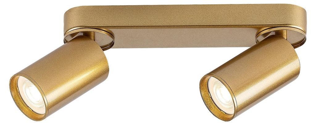 Rabalux 73076 Spots lampen Mirina GU10 2X MAX 5 Metall Aluminium golden