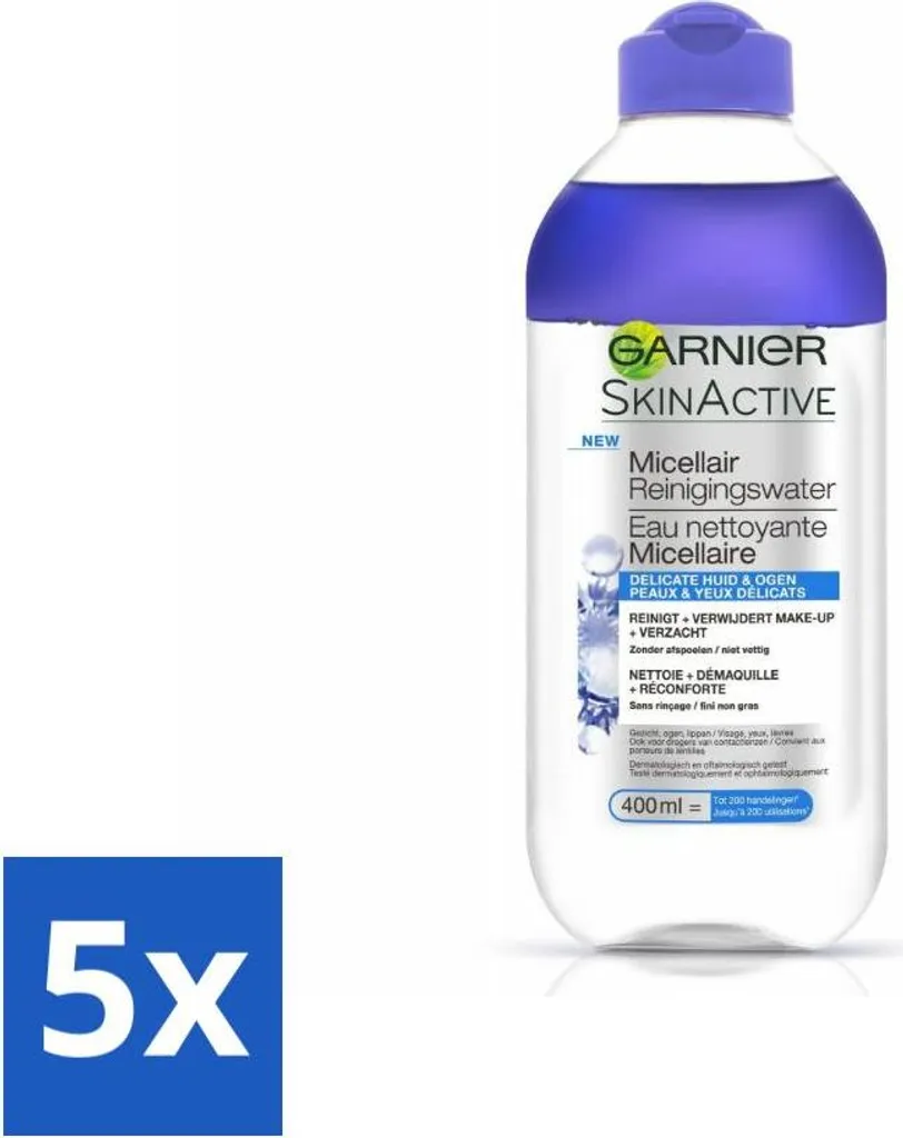 Garnier Micellare 400ml - Pack 5 Pezzi - Offerta Risparmio SkinActive