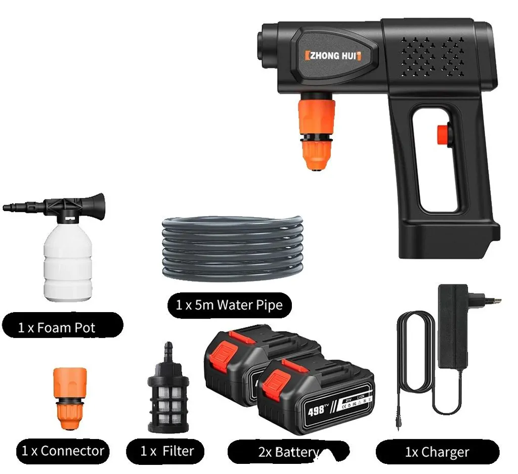 Nettoyeur haute pression sans fil : fini les câbles avec ses 2 batteries