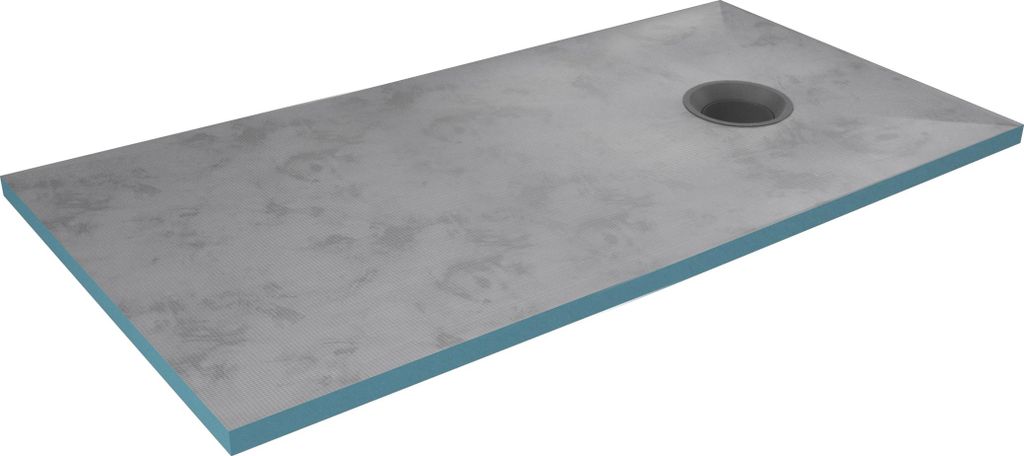 Bac receveur de douche à carreler 90x160cm recoupable sur Image du produit 