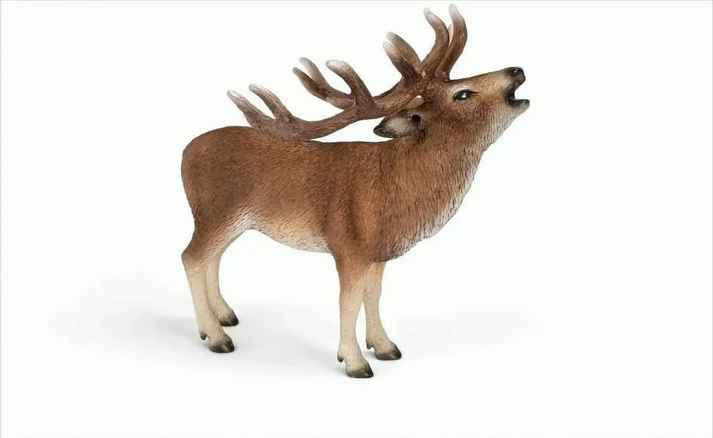 Schleich 14647 Cerf rouge - Figurine animalière de la forêt réaliste