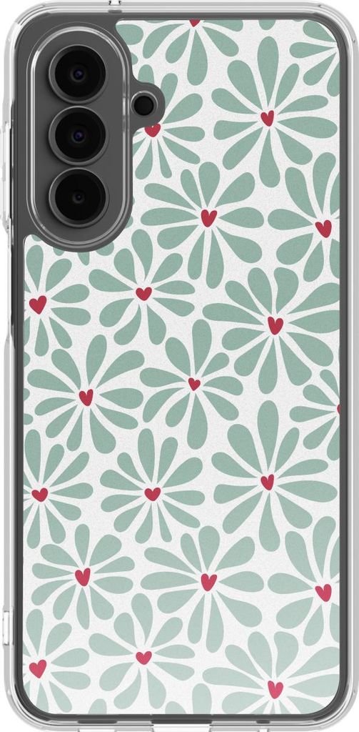 imoshion Design Hülle Samsung Galaxy A17 (5G) / (4G) - Bloom Love Sage Green