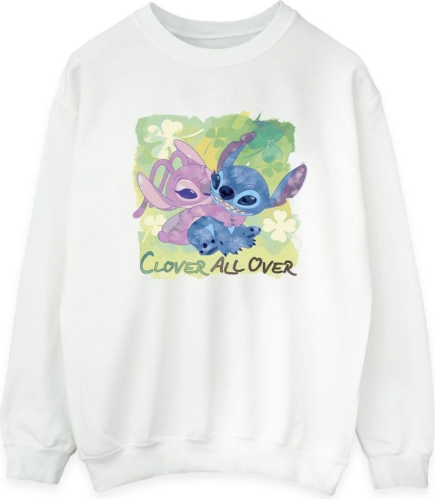 Disney - "St Patrick's Day" Sweatshirt für Damen BI22756 (XL) (Weiß)