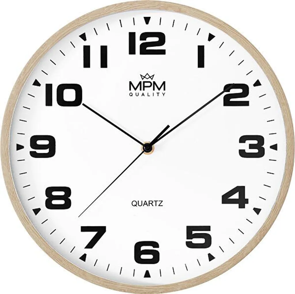 Horloge pour Cuisine ou Bureau Madera E01.4462.5000 - Style Épuré Durable