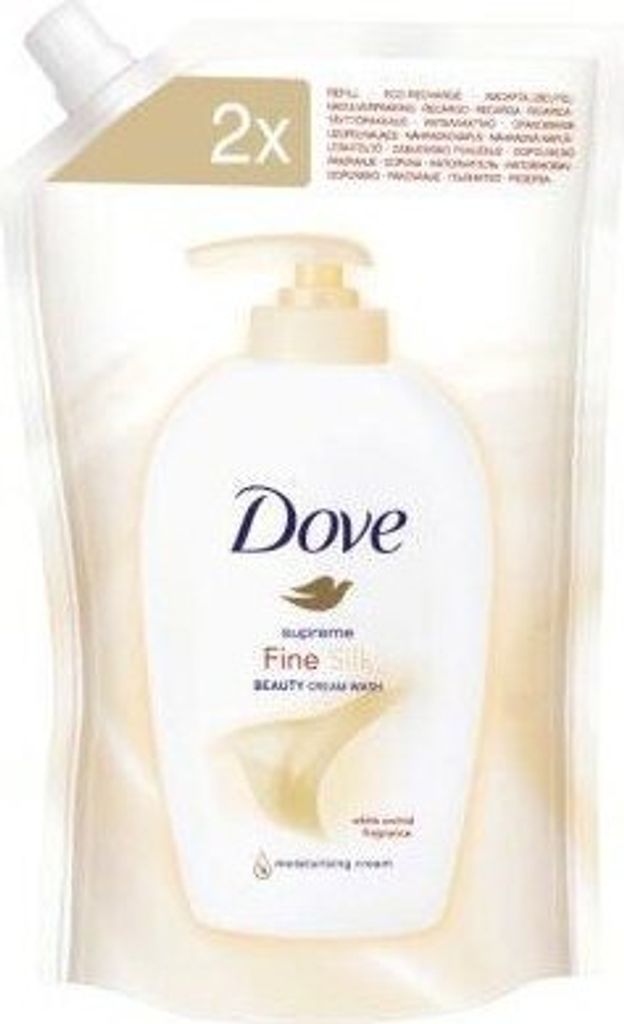 Dove supreme fine silk wash lotion jemná péče náplň 500 ml Obrázek produktu 