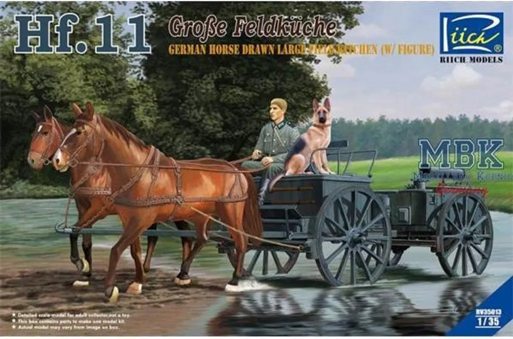 Maquette Militaire RII35013 : Montage Précis de Cuisine de Campagne