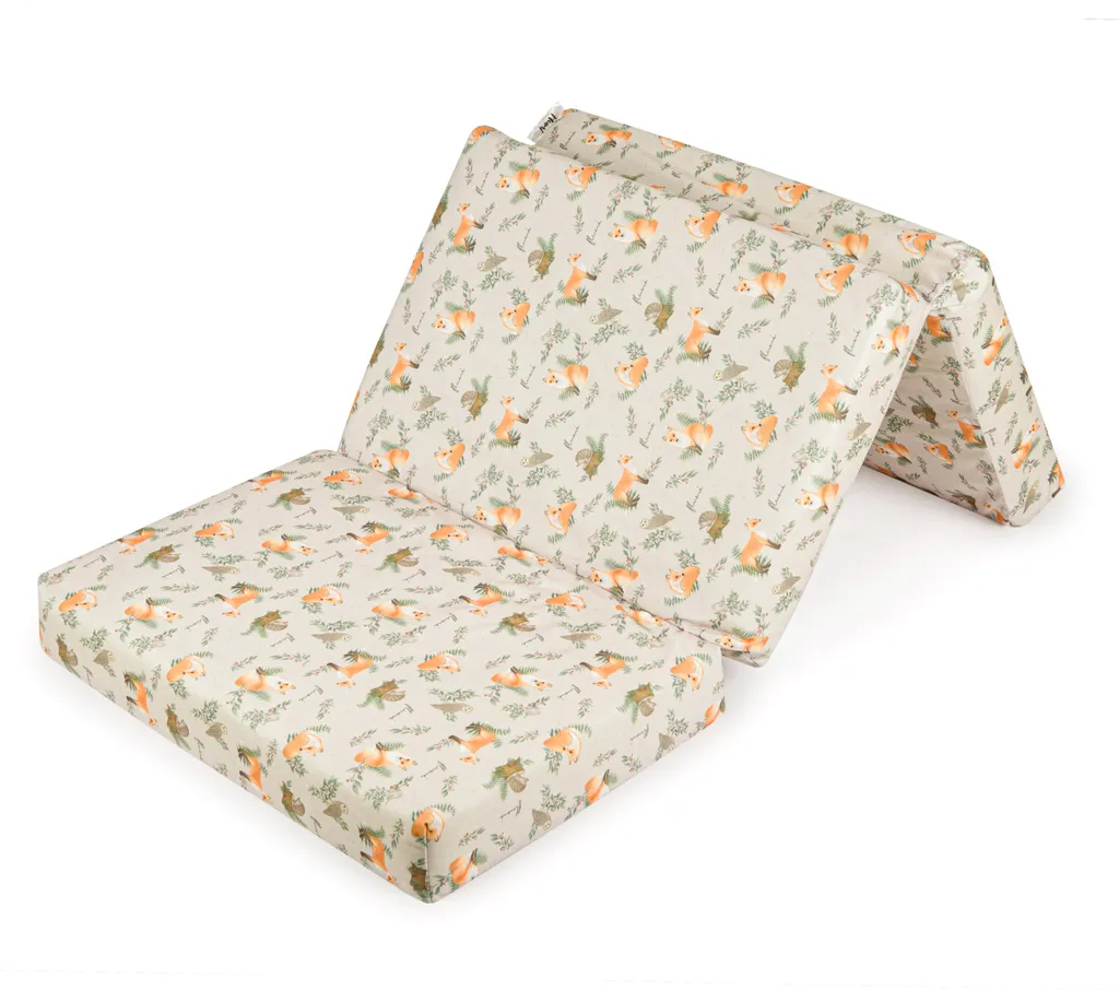 Matelas Bébé Pliable 120x60x9cm - Fini les Mauvaises Nuits en Voyage