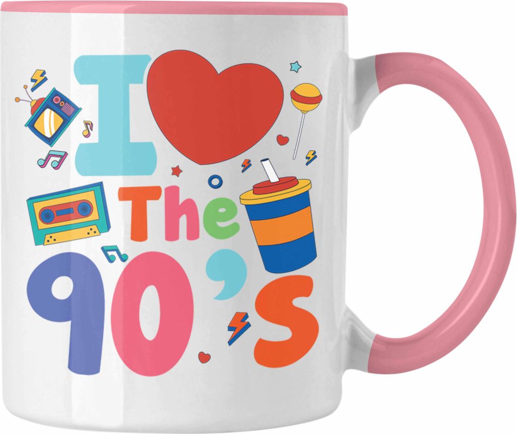 Trendation - I Love The 90's 90er Jahre Tasse Geschenk Produktbild 