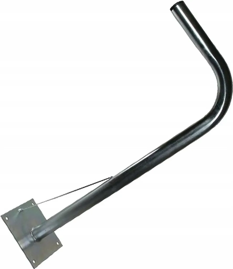 Libox Staffa Balcone 80cm Acciaio SAT | Supporto Ringhiera Antenna