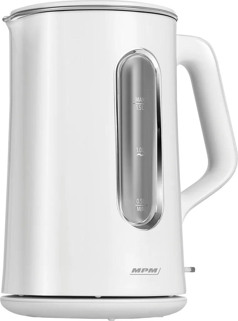 Bouilloire sans fil MPM MCZ-126/B blanche : design et performance fiable