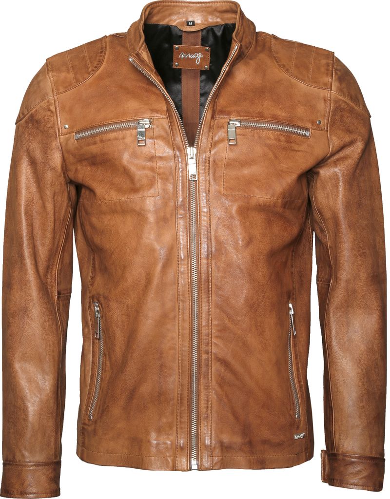 Maze Lederjacke Flint Herren brown XXL