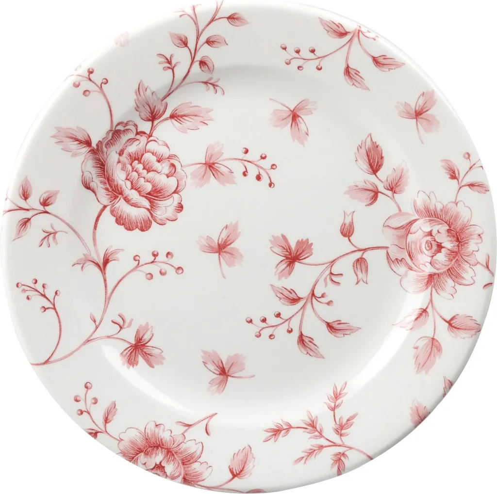 CHURCHILL Vintage Print Cranberry Rose Chintz Teller flach, ø: 170 mm