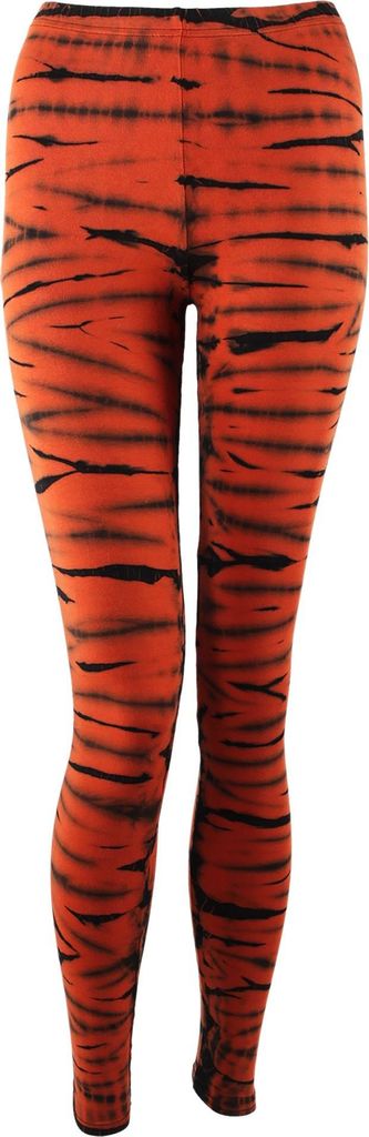 Leggings - Batik - Haze - schwarz - rot-zinnoberrot - L/XL