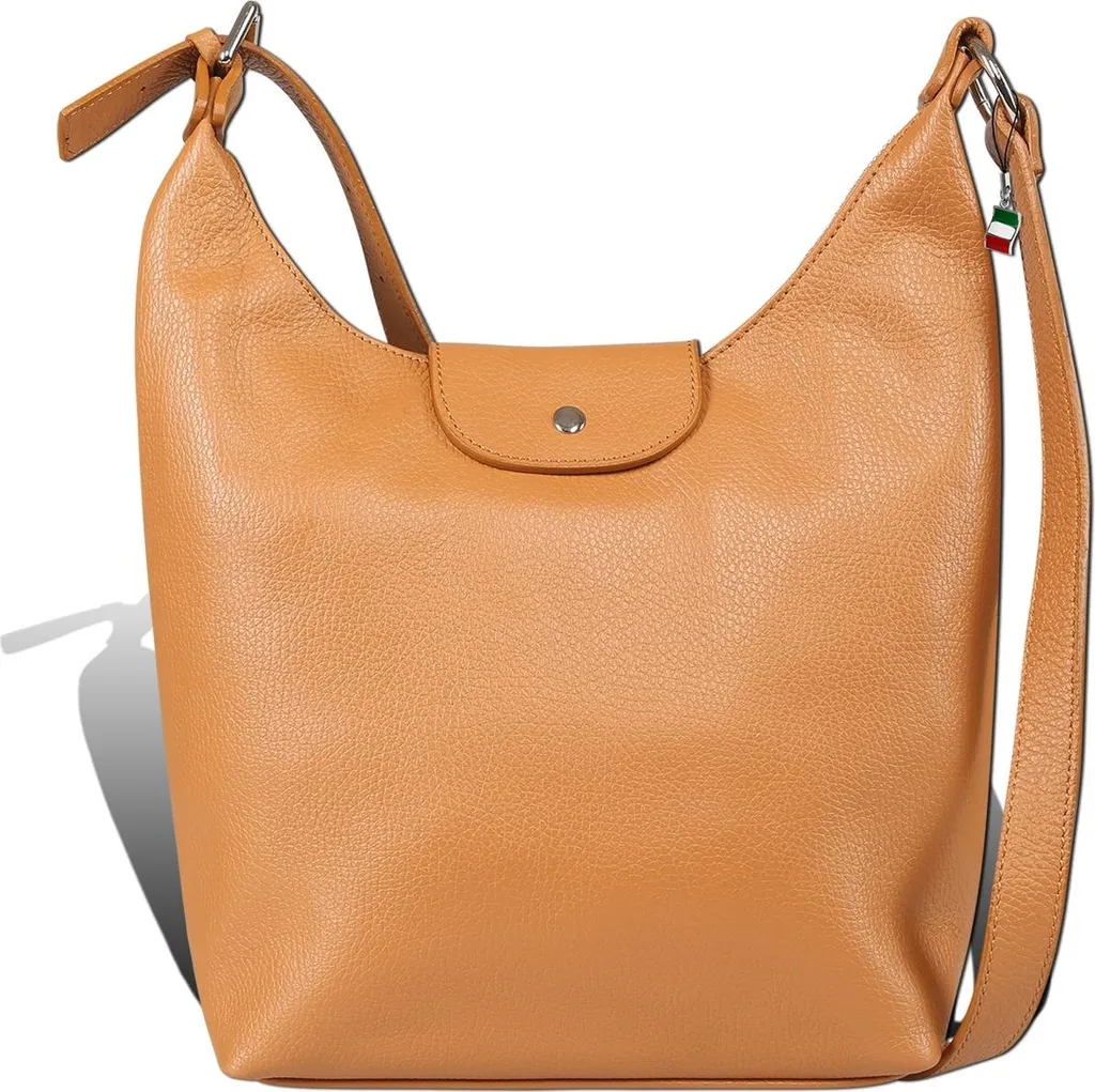 Sac à bandoulière cuir Florence tan : fini le désordre avec ce sac chic