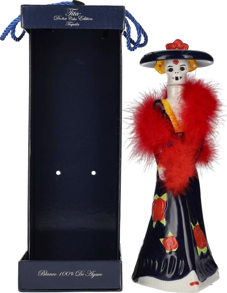 Dona Celia Tequila Blanco 100% de Agave 40% Vol. 0,7l in Produktbild 