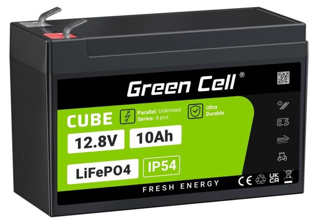 Green Cell CUBE LiFePO4: batteria speciale LiFePO4, blocco Immagine del prodotto 