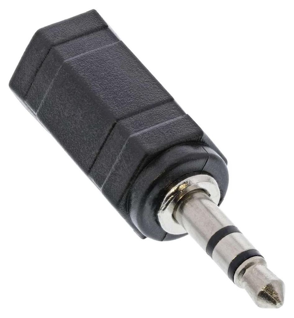 InLine Audio Adapter, 2,5mm Klinke Buchse an 3,5mm Stecker, Produktbild 