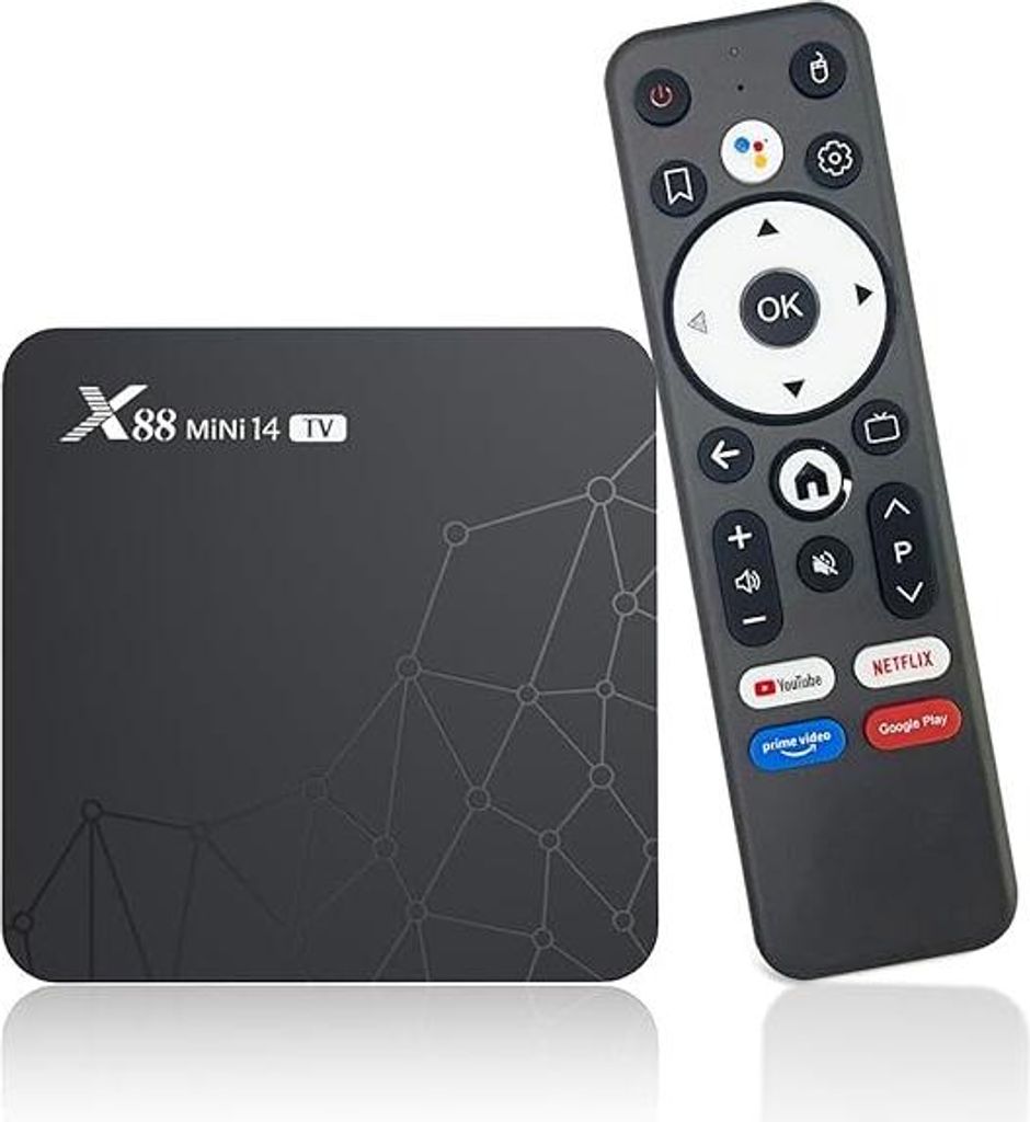Android TV Box 14.0, Android Box 4K HDR10 2GB RAM 16GB ROM RK3518 ?ty?jš¢drovy procesor, 2.4G / 5G dvoupš¢smovšŠ WiFi Bluetooth 5.0