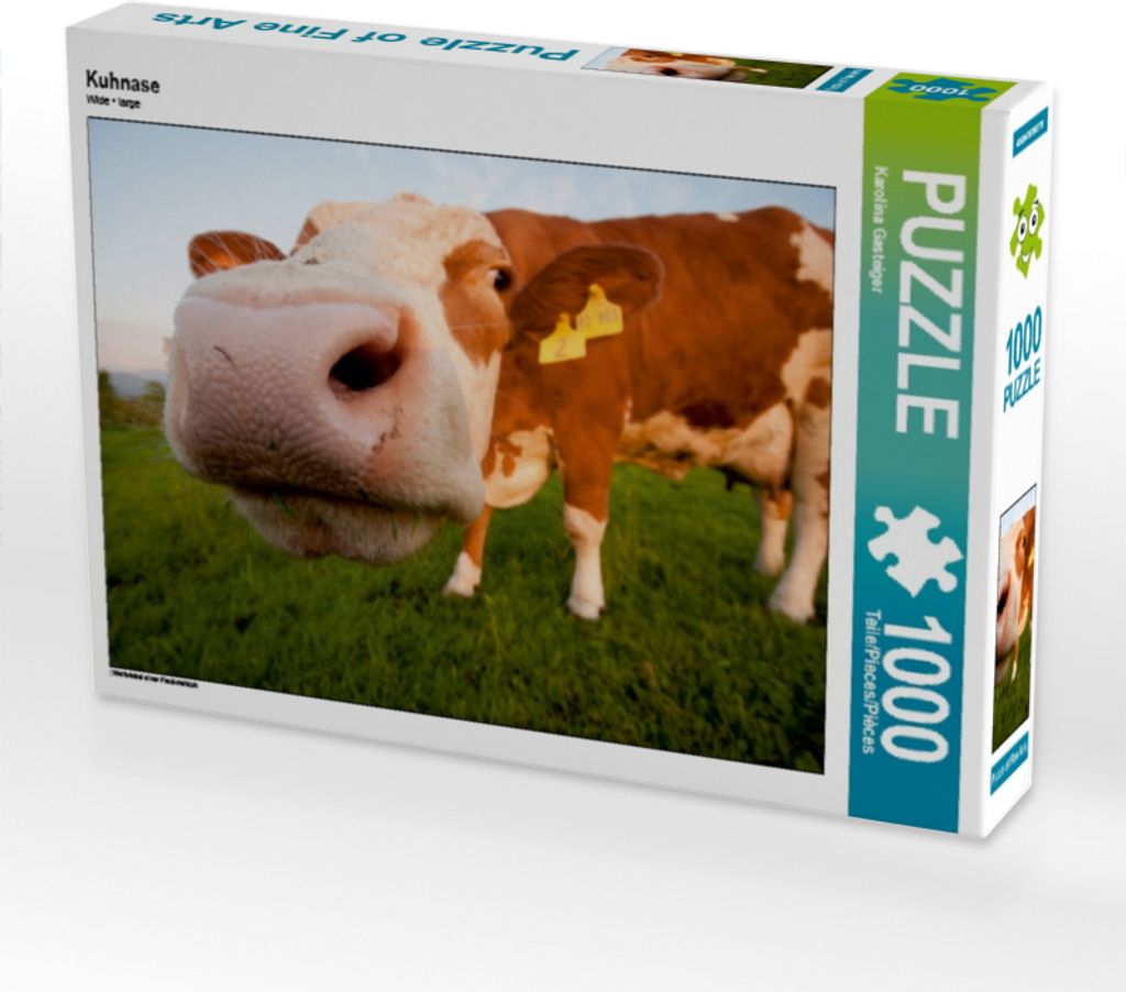 Calvendo Kuhnase 1000 Teile Puzzle quer 640x480mm, Gasteiger Karolina; 7463534