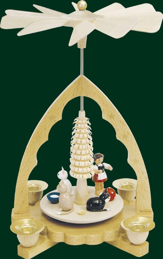 1-stöckige Pyramide Katzen (20cm) von Richard Glässer