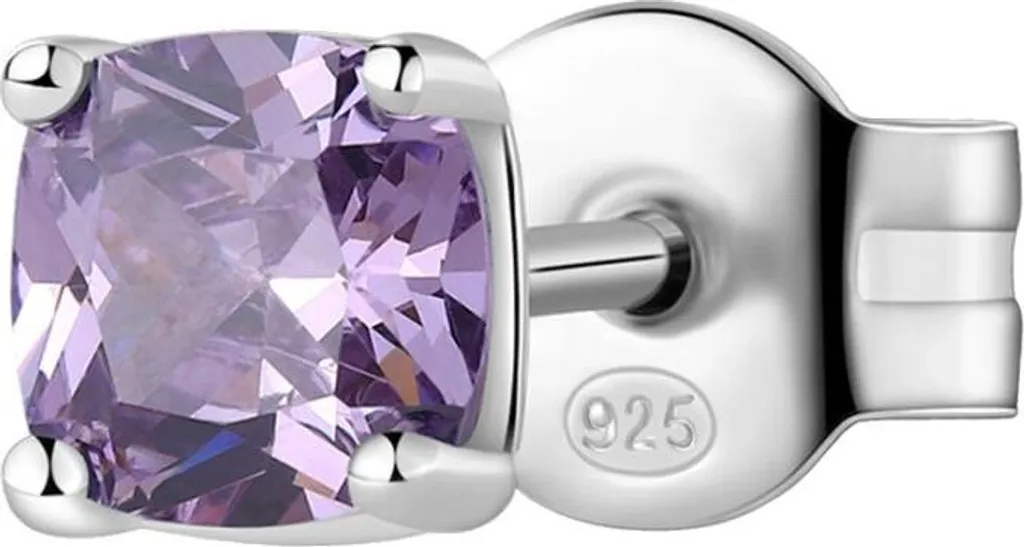 Boucle d'oreille argent anti-allergie Fancy Magic Purple FMP07 pur
