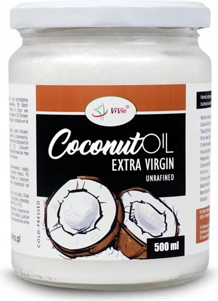 Vivio Natives Kokosnussöl 500Ml Unraffiniert