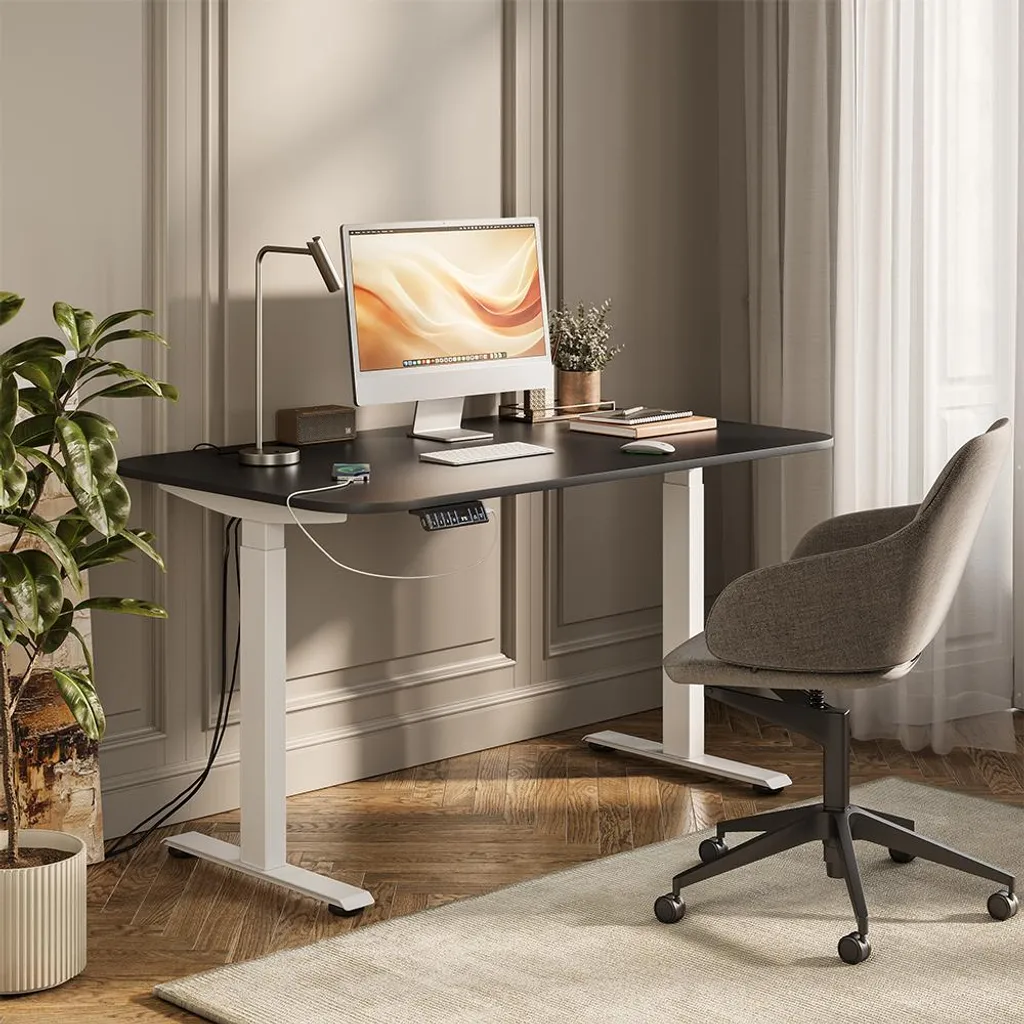 Bureau électrique Vicco Elevate contre le mal de dos 140x80 cm