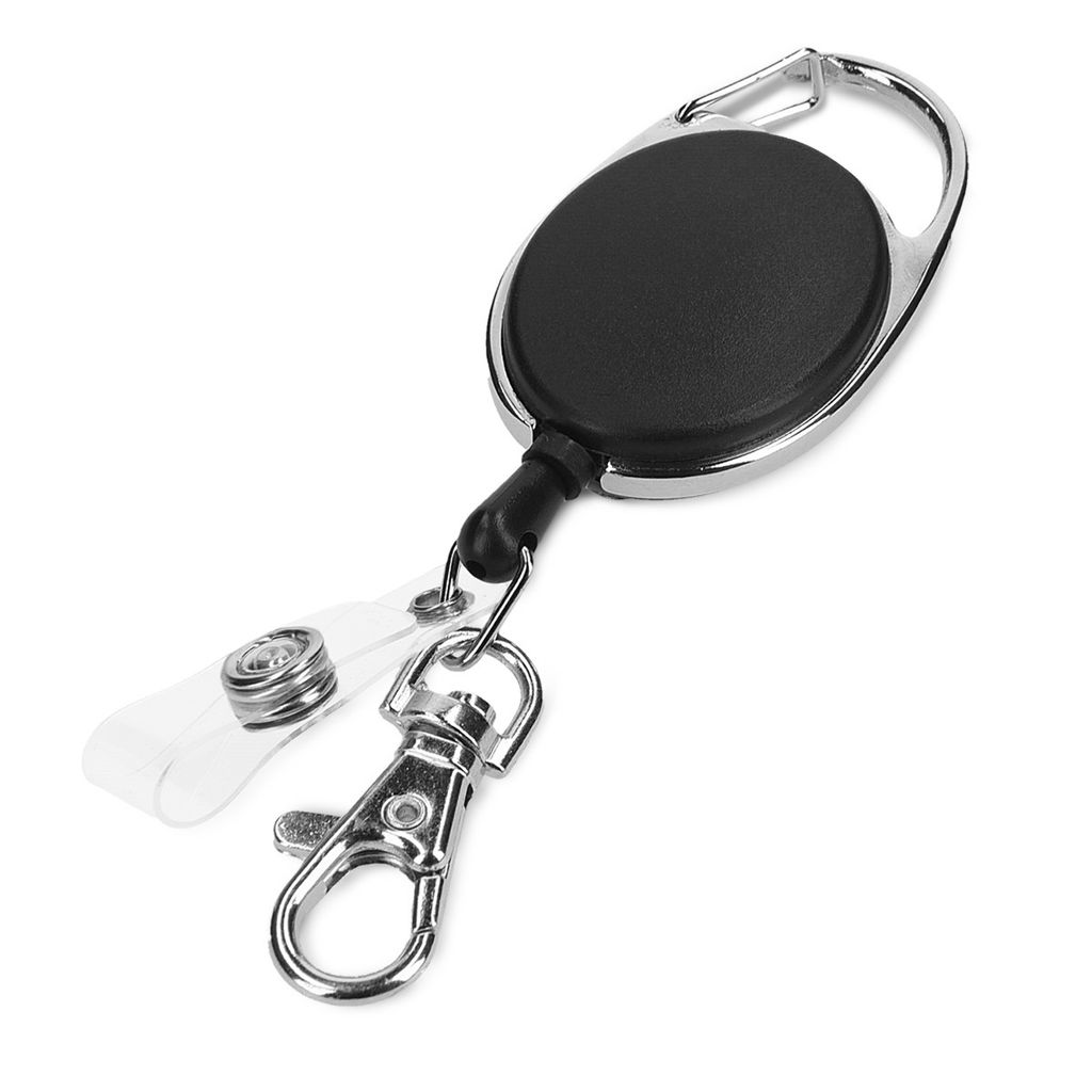 kwmobile Schlüssel Jojo mit Ausweis Clip 