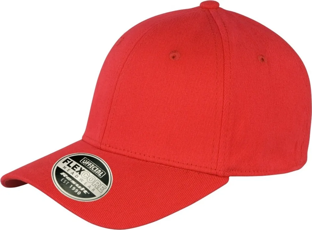 Result Kansas Flex BC4244 - Pack 2 Cappellini Baseball Rosso L/XL