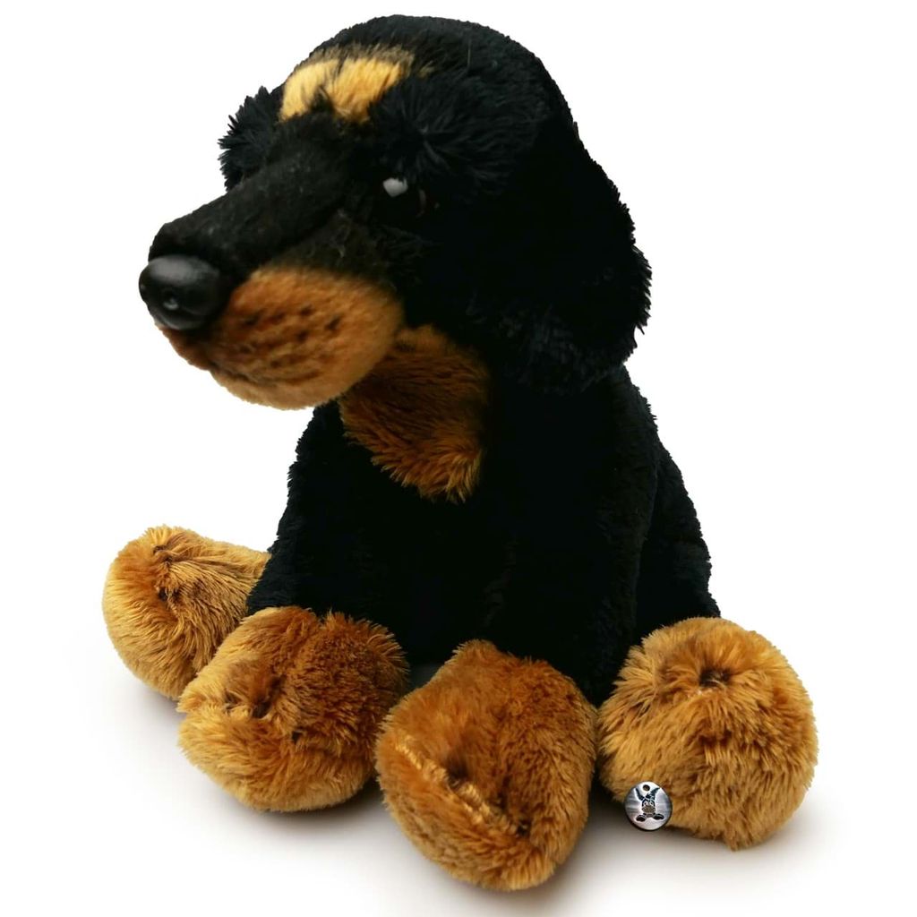Dackel Kuscheltier Hund sitzend 32 cm Plüsch Rauhaardackel WALDI
