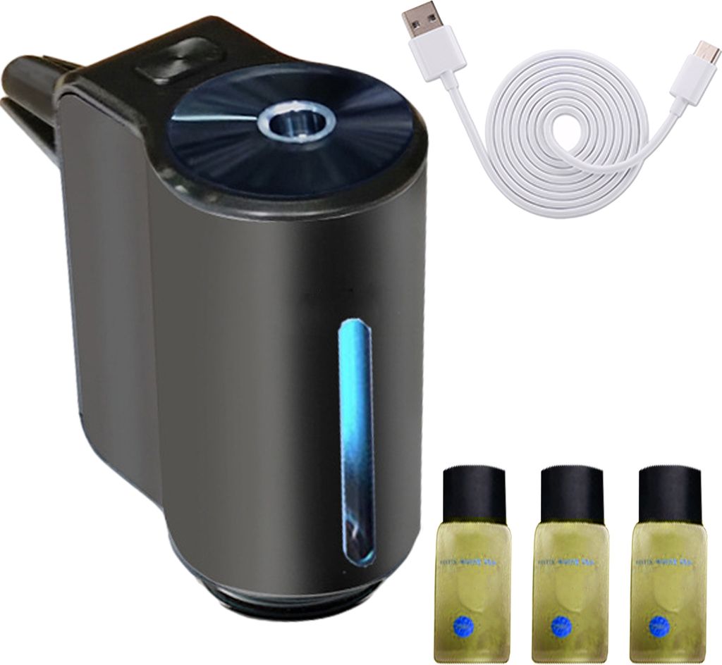 Intelligenter Auto-Lufterfrischer, ätherischer Diffusor, einstellbare kompakte Größe, einfach zu installieren, intelligentes Aromagerät für de...